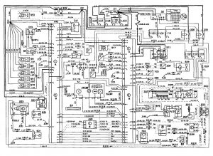 Volvo 850 - wiring diagram - fuel control (part 3)