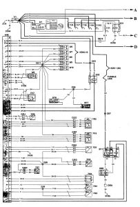 Volvo 850 - wiring diagram - fuel controls (part 2)