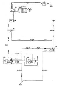 Volvo 850 - wiring diagram - headlamps (part 2)