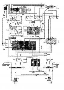 Volvo 850 - wiring diagram - headlamps (part 2)