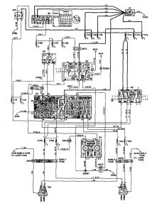 Volvo 850 - wiring diagram - headlamps (part 3)