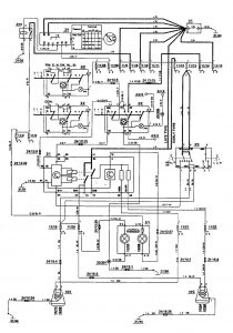 Volvo 850 - wiring diagram - headlamps (part 4)