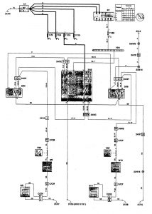 Volvo 850 - wiring diagram - heated seats (part 2)