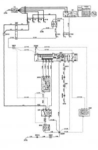Volvo 850 - wiring diagram - heater (part 1)
