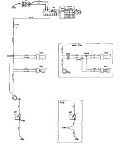 Volvo 850 - wiring diagram - horn (part 1)