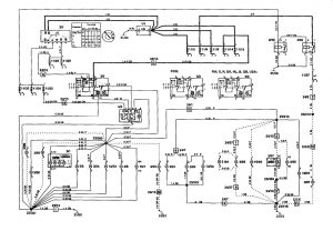 Volvo 850 - wiring diagram - instrument - panel lamp (part 1)