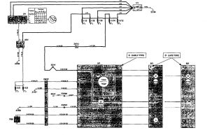 Volvo 850 - wiring diagram - instrumentation (part 1)