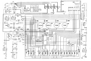 Volvo 850 - wiring diagram - instrumentation (part 1)