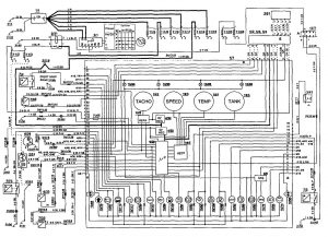 Volvo 850 - wiring diagram - instrumentation