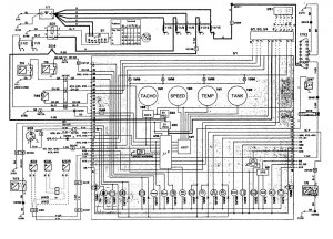 Volvo 850 - wiring diagram - instrumentation