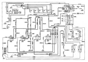 Volvo 850 - wiring diagram - interior lighting (part 1)