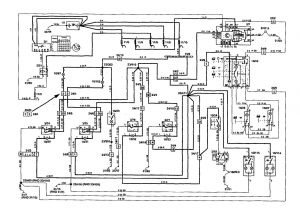 Volvo 850 - wiring diagram - interior lighting (part 1)