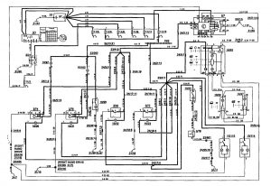 Volvo 850 - wiring diagram - interior lighting (part 4)
