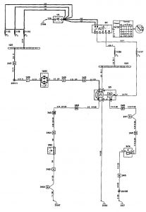 Volvo 850 - wiring diagram - key warning (part 1)