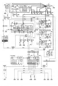 Volvo 850 - wiring diagram - lamp out warning