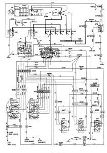 Volvo 850 - wiring diagram - power locks (part 3)