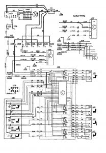 Volvo 850 - wiring diagram - power seats (part 1)