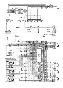Volvo 850 - wiring diagram - power seats (part 1)