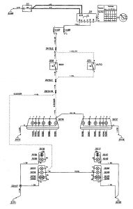 Volvo 850 - wiring diagram - reverse lamp