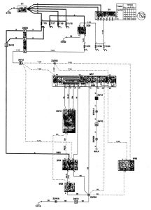 Volvo 850 - wiring diagram - reverse lamp