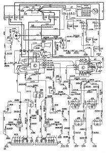 Volvo 850 - wiring diagram - security/anti theft (part 1)