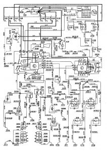 Volvo 850 - wiring diagram - security/anti-theft (part 4)