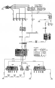 Volvo 850 - wiring diagram - stop lamp (part 1)