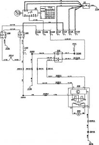 Volvo 850 - wiring diagram - sun roof (part 1)