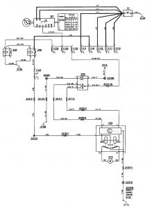 Volvo 850 - wiring diagram - sun roof (part 2)