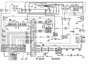 Volvo 850 - wiring diagram - transmission control (part 1)