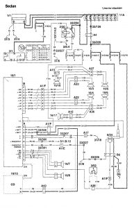 Volvo 960 - wiring  diagram - audio (part 1)