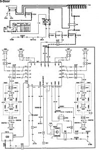 Volvo 960 - wiring diagram - audio (part 2)