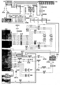 Volvo 960 - wiring diagram - audio (part 3)