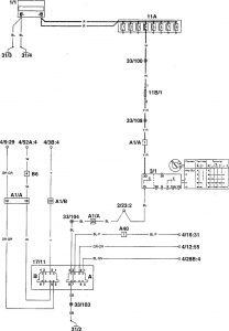 Volvo 960 - wiring diagram computer data lines (part 1)