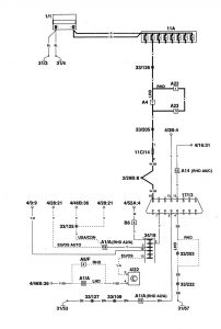 Volvo 960 - wiring diagram - computer data lines
