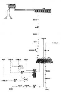 Volvo 960 - wiring diagram - computer data lines (part 1)