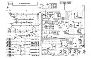 Volvo 960 - wiring diagram - fuel control (part 1)