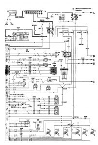 Volvo 960 - wiring diagram - fuel controls (part 5)