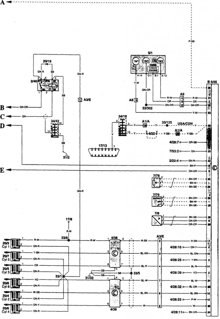 Volvo 960 (1996) wiring diagrams ignition Carknowledge.info