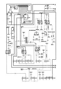 Volvo 960 - wiring diagram - power distribution (part 2)