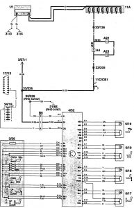 Volvo 960 - wiring diagram - power seats (part 1)