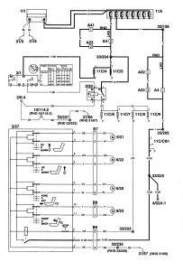 Volvo 960 - wiring diagram - power seats (part 4)