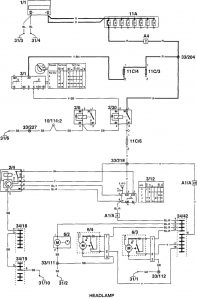 Volvo 960 - wiring diagram - wiper/washer (part 2)