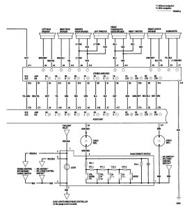 Acura TL - wiring diagram - audio (part 2)