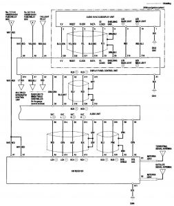Acura TL - wiring diagram - audio (part 3)