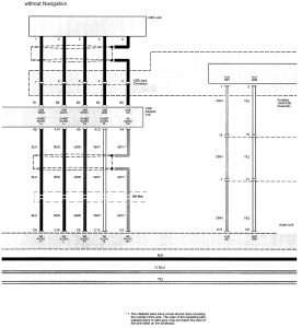 Acura TL  -wiring diagram - audio (part 5)