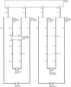 Acura TL - wiring diagram - audio (part 3)