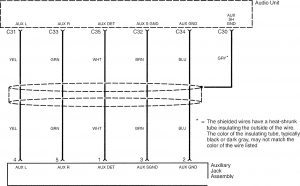 Acura TL - wiring diagram - audio (part 7)