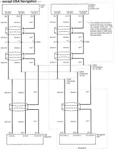 Acura TL - wiring diagram - audio (part 2)