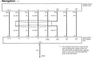Acura TL - wiring diagram - audio (part 3)